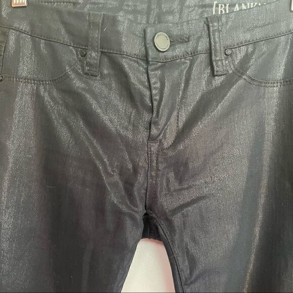 Blank NYC Black Shimmering Jeggings Size 25 - Picture 3 of 4